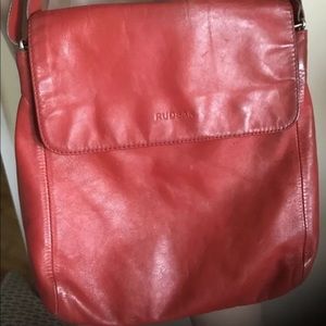 Rudsak Hand Bag Crossbody Red  Leather Bag